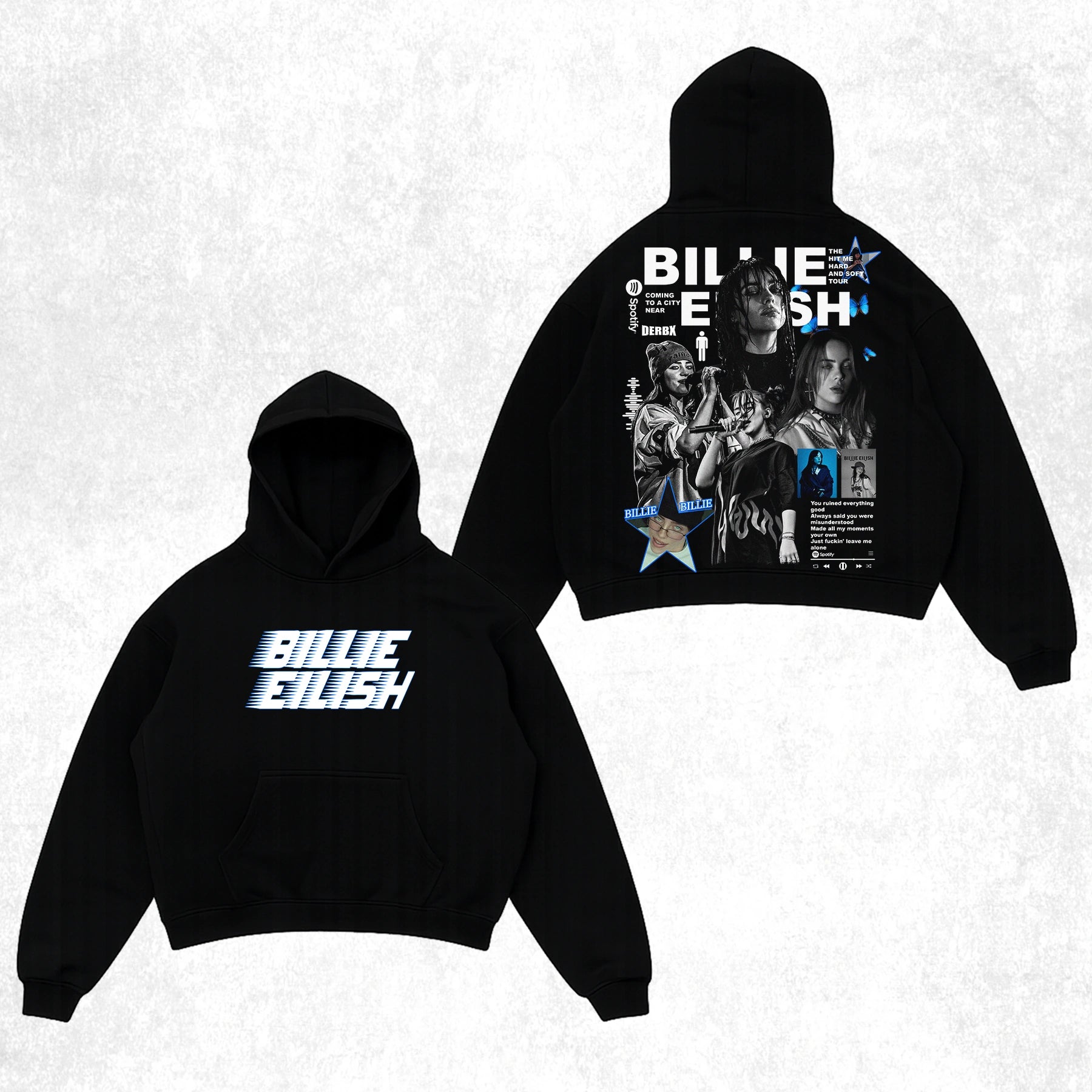 DERBX Oversized Hoodie – Billie Eilish