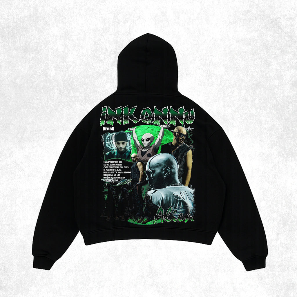 DERBX Oversized Hoodie – Inkonnu ( Alien )