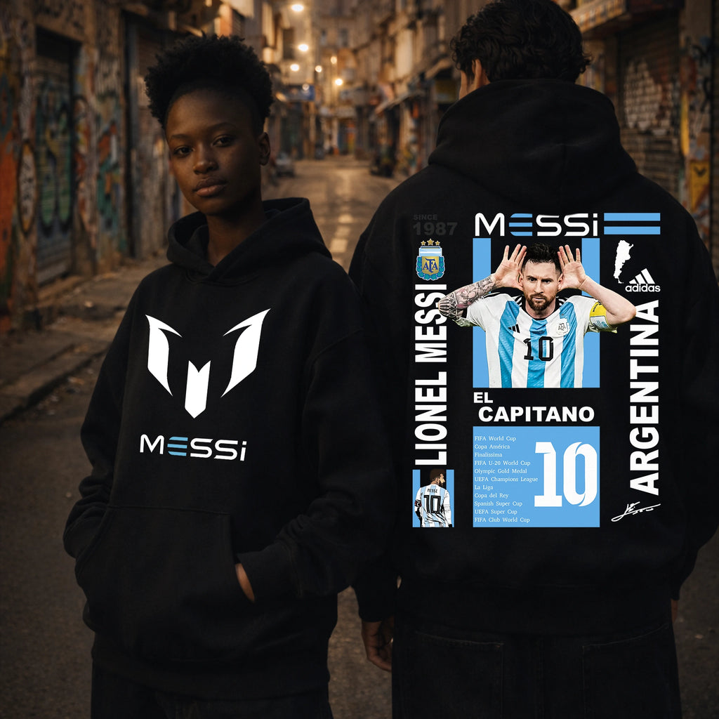 DERBX Oversized Hoodie – Lionel Messi